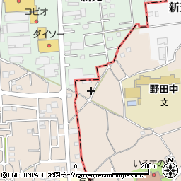埼玉県入間市野田1685周辺の地図