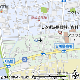 埼玉県三郷市上彦名90周辺の地図