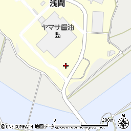 千葉県成田市浅間周辺の地図