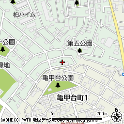 千葉県柏市あかね町26周辺の地図