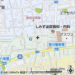 埼玉県三郷市上彦名126周辺の地図