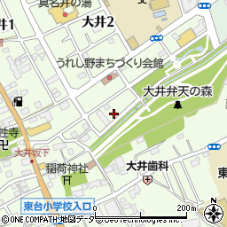 埼玉県ふじみ野市大井2丁目14-21周辺の地図