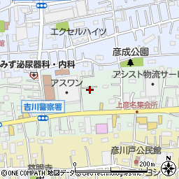 埼玉県三郷市上彦名202周辺の地図