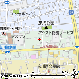 埼玉県三郷市上彦名238周辺の地図