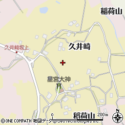 千葉県成田市久井崎周辺の地図