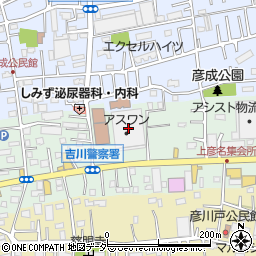 埼玉県三郷市上彦名144周辺の地図
