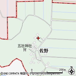 千葉県成田市佐野267周辺の地図