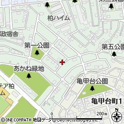 千葉県柏市あかね町20-7周辺の地図