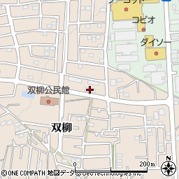 双柳３番館周辺の地図