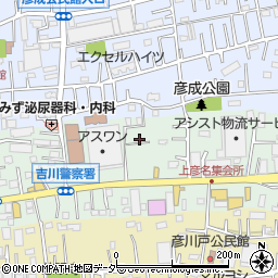 埼玉県三郷市上彦名201周辺の地図