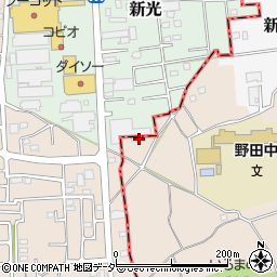 埼玉県入間市野田1686周辺の地図