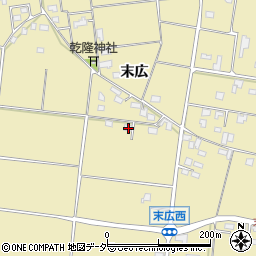 長野県伊那市美篶末広7268周辺の地図