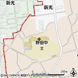 入間市立野田中学校周辺の地図