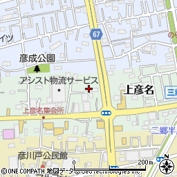 埼玉県三郷市上彦名303周辺の地図