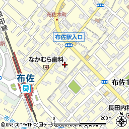 千葉県我孫子市布佐2789-1周辺の地図