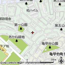 千葉県柏市あかね町20-6周辺の地図