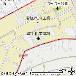 富士化学塗料周辺の地図