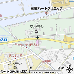 埼玉県三郷市上彦名540周辺の地図