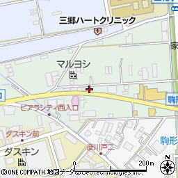 埼玉県三郷市上彦名538周辺の地図
