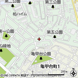 千葉県柏市あかね町24周辺の地図