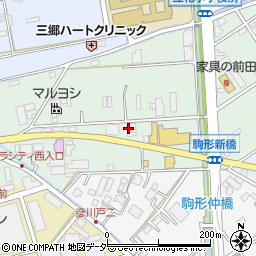 埼玉県三郷市上彦名533周辺の地図
