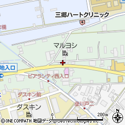 味噌ラーメン専門店 日月堂 三郷店周辺の地図