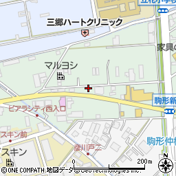 埼玉県三郷市上彦名537周辺の地図