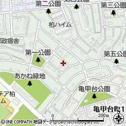 千葉県柏市あかね町20-11周辺の地図