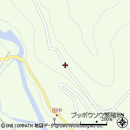 長野県木曽町（木曽郡）三岳（田中）周辺の地図
