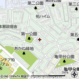 千葉県柏市あかね町20-4周辺の地図