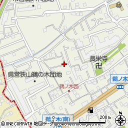 埼玉県狭山市鵜ノ木17周辺の地図