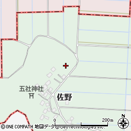 千葉県成田市佐野148-1周辺の地図