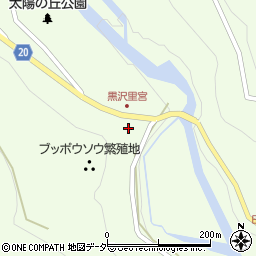 御嶽神社里宮周辺の地図