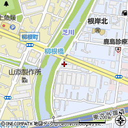 山伸マテリアル株式会社周辺の地図