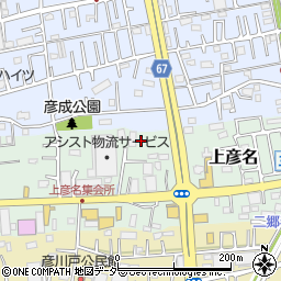 埼玉県三郷市上彦名305周辺の地図