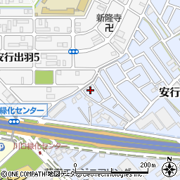 埼玉県川口市安行吉蔵291-2周辺の地図