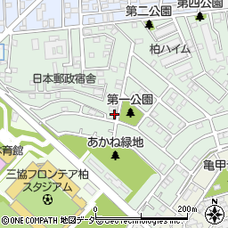 千葉県柏市あかね町14-3周辺の地図