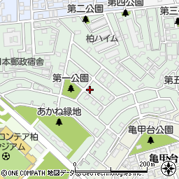 千葉県柏市あかね町20-2周辺の地図