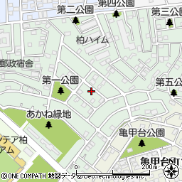 千葉県柏市あかね町20-13周辺の地図