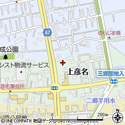埼玉県三郷市上彦名310周辺の地図