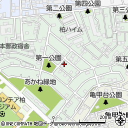 千葉県柏市あかね町20-1周辺の地図