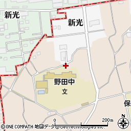 埼玉県入間市野田1673周辺の地図