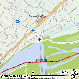 埼玉県狭山市笹井1837周辺の地図