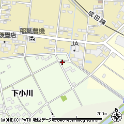 千葉県香取市下小川1938周辺の地図