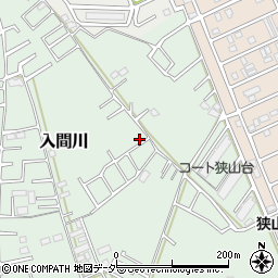 埼玉県狭山市入間川1453-9周辺の地図