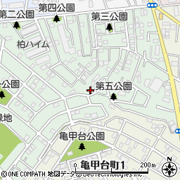 千葉県柏市あかね町8-58周辺の地図
