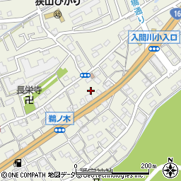 埼玉県狭山市鵜ノ木14周辺の地図