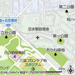 千葉県柏市あかね町12-8周辺の地図
