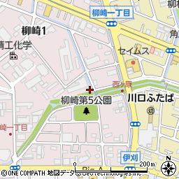 〒333-0861 埼玉県川口市柳崎の地図