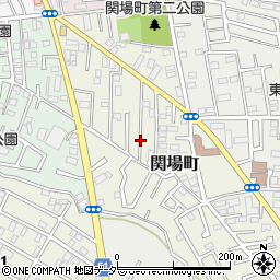 千葉県柏市関場町周辺の地図